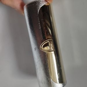 Art deco chrome lipstick case vintage 1970s 1980s